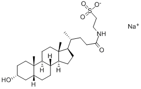 Taurolithocholic acid sodium salt Structure